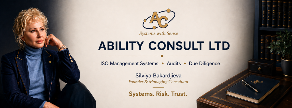 Ability Consult Ltd – ISO management systems, audits and due diligence